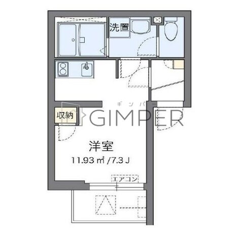 パームマンション滝野川の物件間取画像